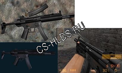 Скачать бесплатно MP5 Defaults Remix #2 - MP5 - Модели оружия cs 1.6