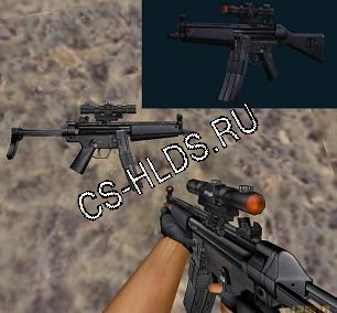 Скачать бесплатно Heckler & Koch MP5A3 - MP5 - Модели оружия cs 1.6